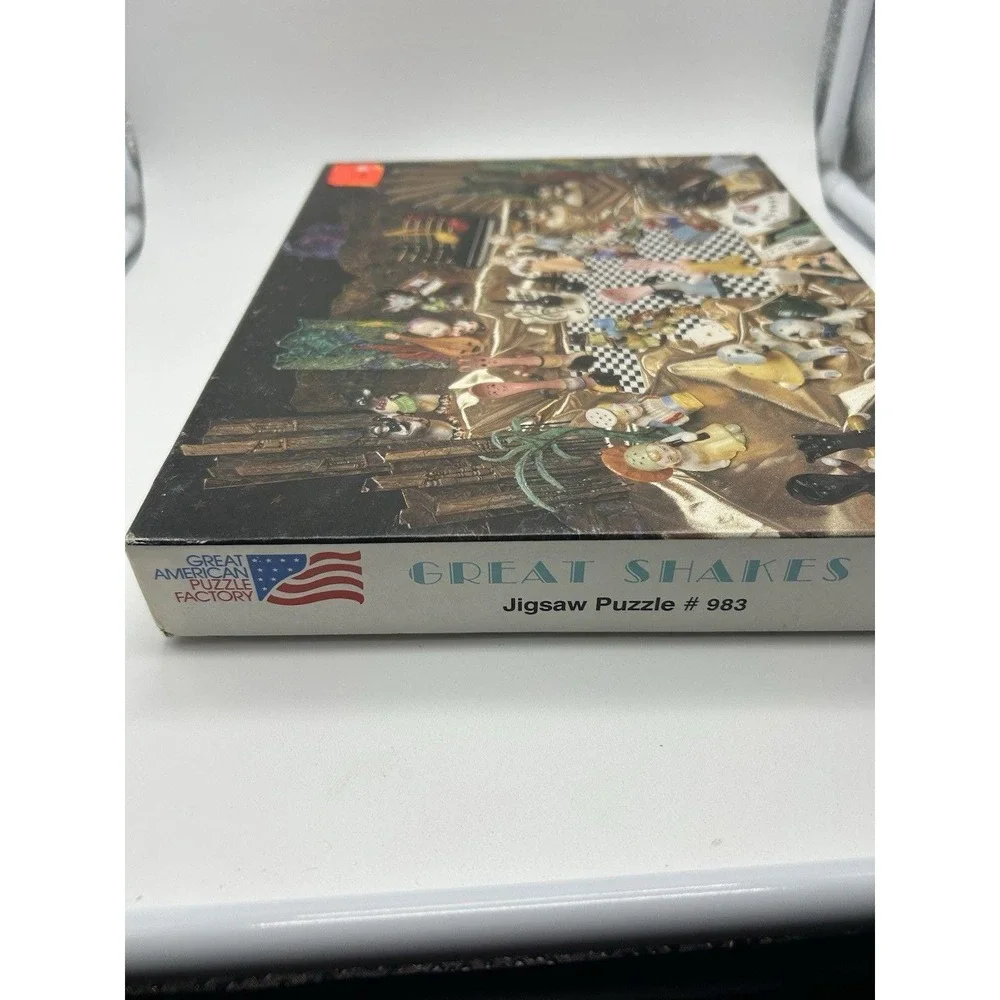 Great American Puzzle Factory 1988 Great Shakes #983 Shakers Sealed 550 Pieces